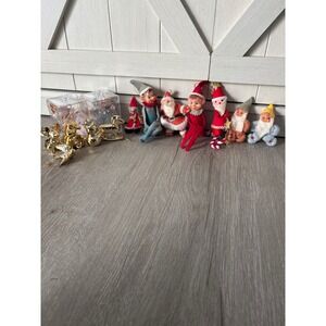 Vintage Christmas ornaments and decorations